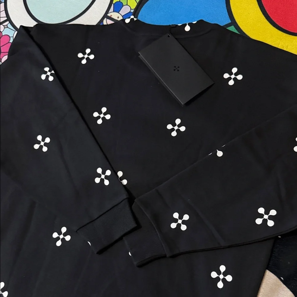 LE-NOX CREWNECK SWEATER BLACK
